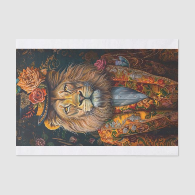 König des Dschungels1 Seidenpapier (Vorderseite)