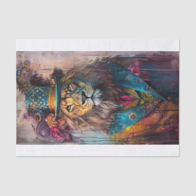 König des Dschungels6 Seidenpapier (Vorderseite)