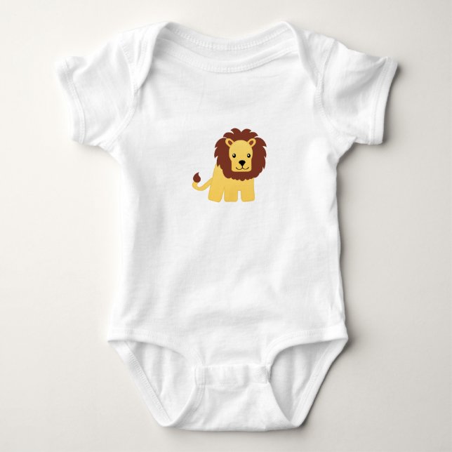König des Dschungels Baby Strampler (Vorderseite)