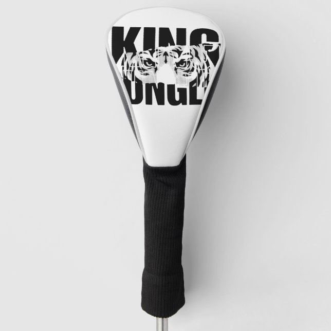 König des Dschungels Golf Headcover (Vorderseite)