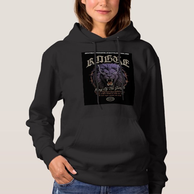 KÖNIG DES Dschungels Hoodie (Vorderseite)