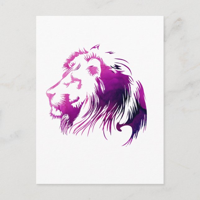 König des Dschungels Postkarte (Vorderseite)