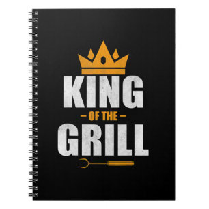 König des Grillchefs Geschenk für Griller & BBQ Notizblock