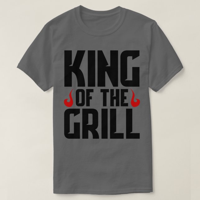 König des Grills 1 T-Shirt (Design vorne)