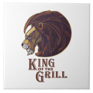 König des Grills Fliese