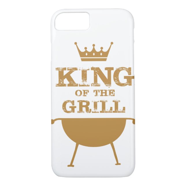 König des Grills, Gold Case-Mate iPhone Hülle (Rückseite)