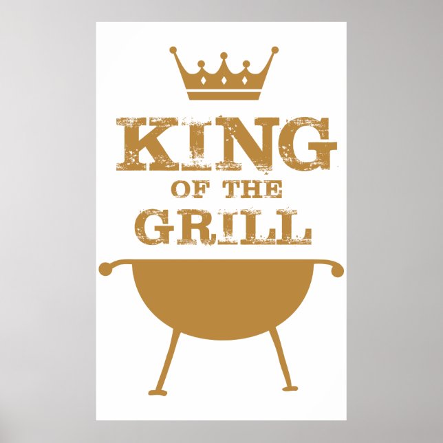 König des Grills, Gold Poster (Vorne)