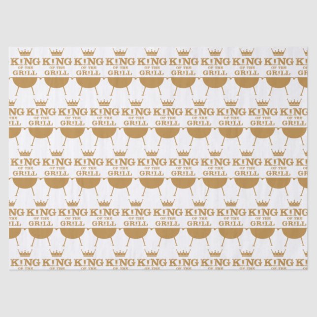 König des Grills, Gold Seidenpapier (Vorderseite)