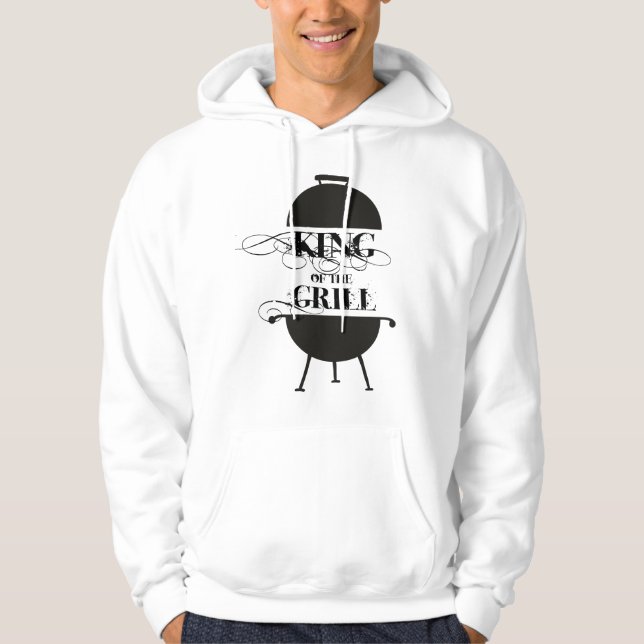 König Des Grills Hoodie (Vorderseite)