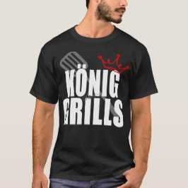 König des Grills Krone Gillbesteck T-Shirt