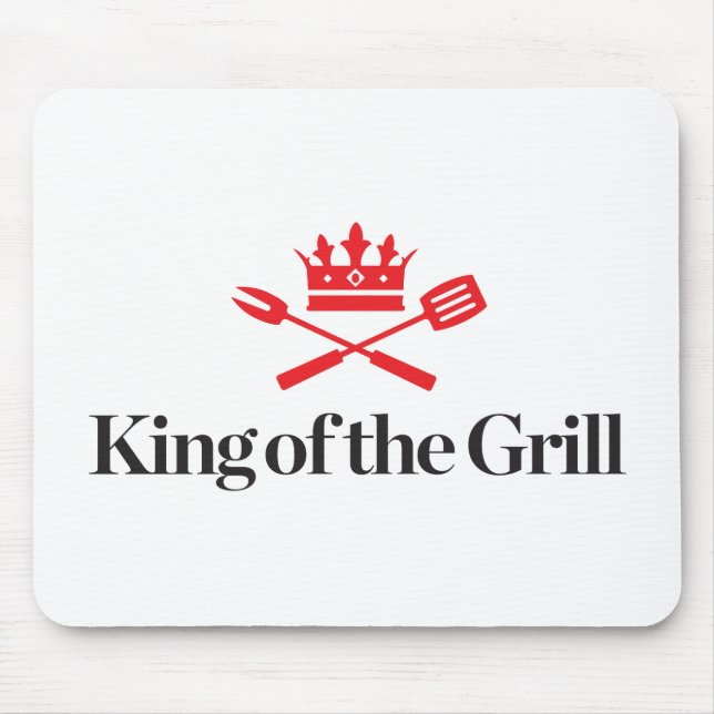 König des Grills Mousepad (Vorne)