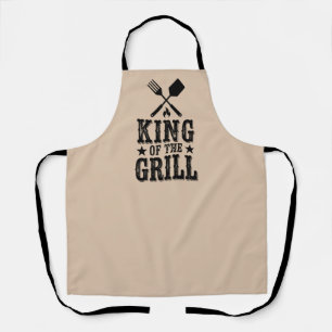 König des Grills Personalisierter BBQ-Meister Schürze