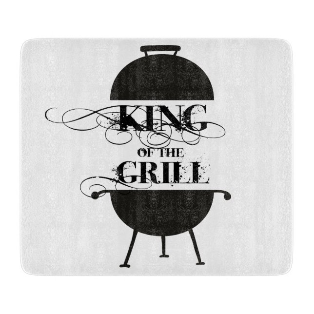 König Des Grills Schneidebrett (Vorderseite)