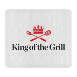 König des Grills Schneidebrett