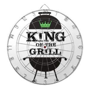 König Des Grills, Schwarze Grüne Krone Dartscheibe