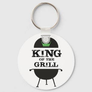 König Des Grills, Schwarze Grüne Krone Schlüsselanhänger