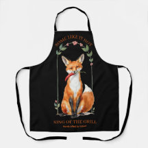 König des Grills Spicy Fox BBQ Kochschürze