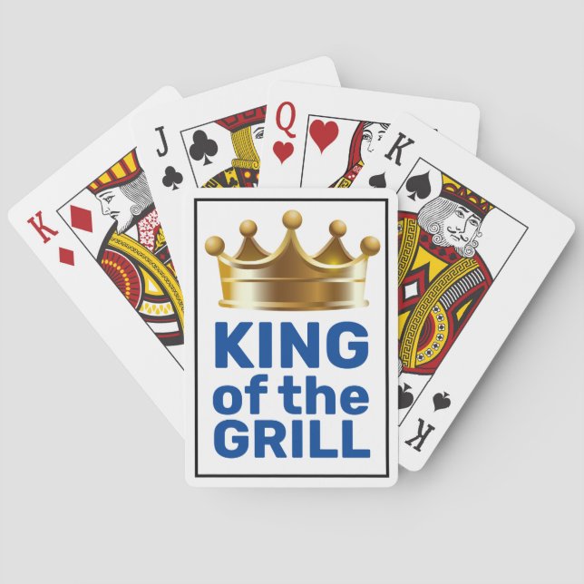 König Des Grills Spielkarten (Rückseite)