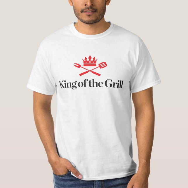 König des Grills T-Shirt (Vorderseite)
