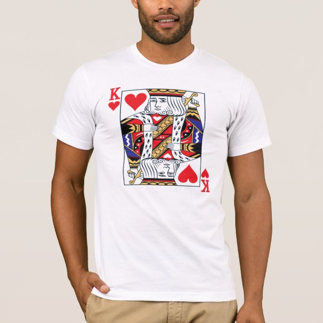 König des Herz-T - Shirt (Vorderseite)