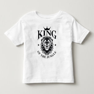 König des Jungle-Kleinkind-T - Shirt