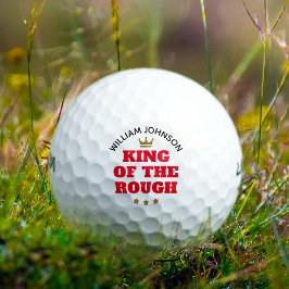 König des Personalisierten Rough Funny Golfball