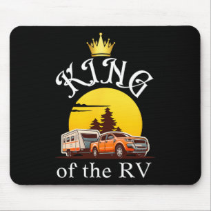 König des RV-Freilufturlaubs Wandern Camping RV  Mousepad