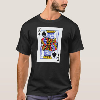 König des Spaten-Schwarzen T-Shirt