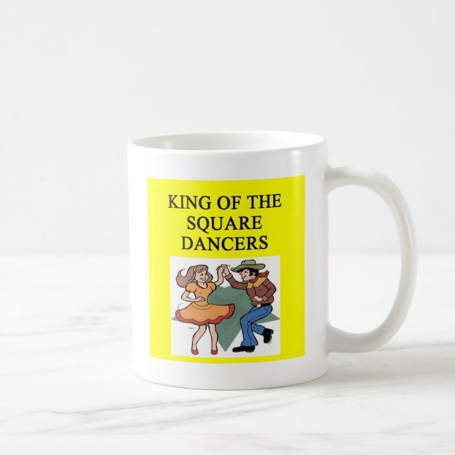 König des Square-Dancings Kaffeetasse (Rechts)