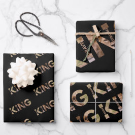 König des Waldes Geschenkpapier Set