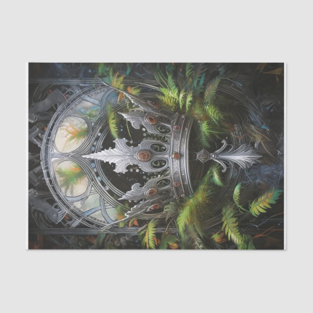 König des Waldes, Silberkrone der Fernen Seidenpapier (Vorderseite)