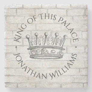 König dieser Palastkrone mit Namen Steinuntersetzer