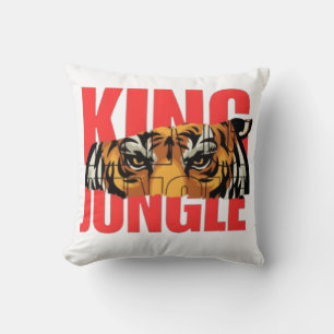 König Dschungel – Wildes Tiger-Power-Design Kissen