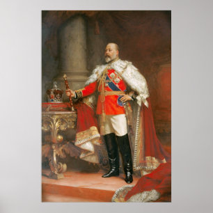 König Edward der VII Poster