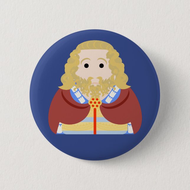 König Edward II. von England Button (Vorderseite)