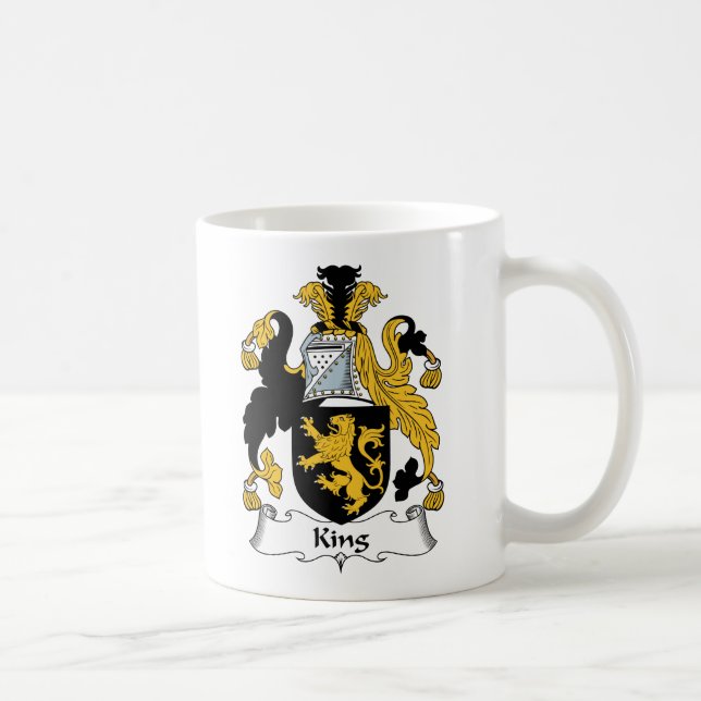 König Familienwappen Tasse (Rechts)