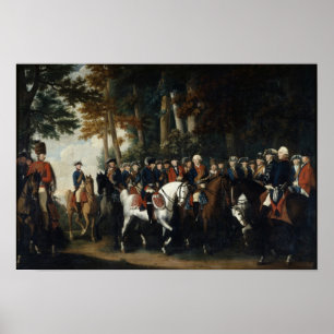 König Frederick II. Rückkehr von Preussen von Poster