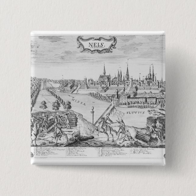 König Frederick II von Preußen Button (Vorderseite)