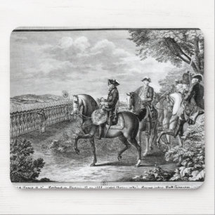 König Frederick II von Preußen wiederholend Mousepad