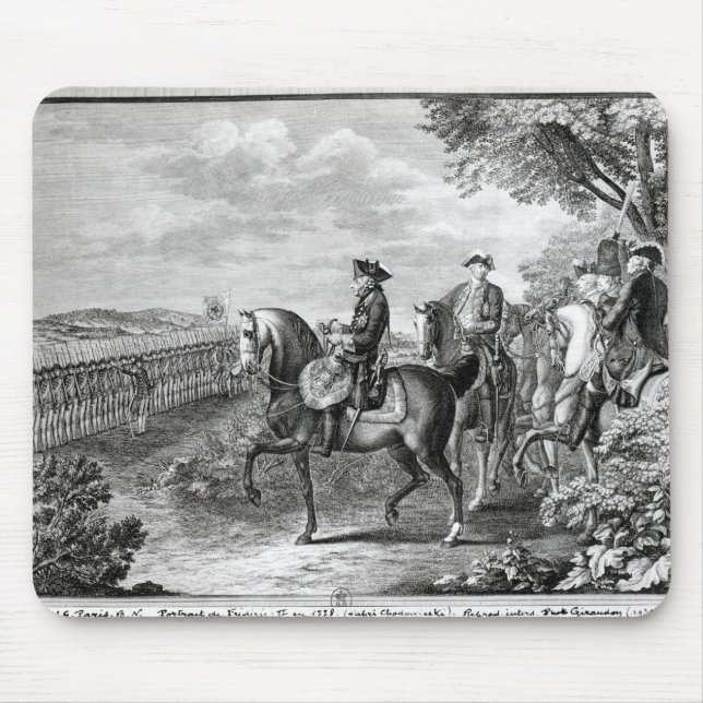 König Frederick II von Preußen wiederholend Mousepad (Vorne)