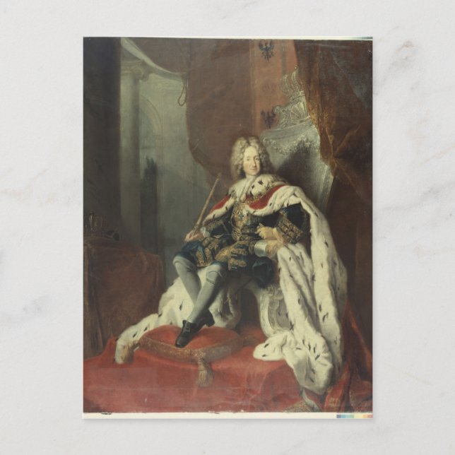 König Friedrich I. von Preußen Postkarte (Vorderseite)