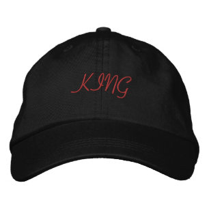 König Gedruckter Text Name Geschenk für Ihren Lieb Bestickte Baseballkappe