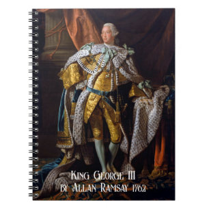 König Georg III. von Allan Ramsay 1762 Notizblock