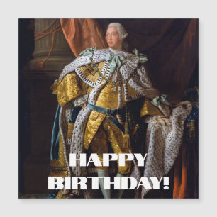 König Georg III. von Allan Ramsay Alles Gute zum G Magnetkarte