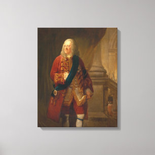 König George II, 1759 Leinwanddruck