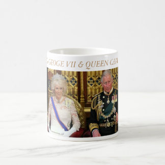 König George VII und Königin Camilla Tasse