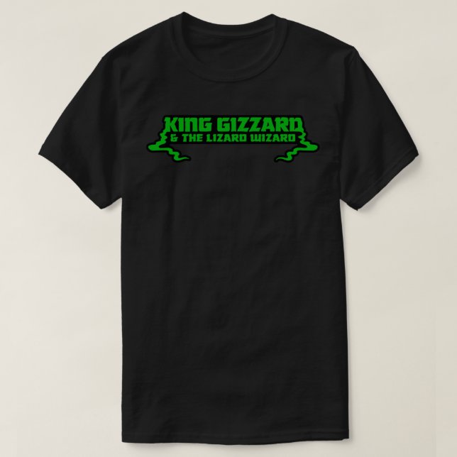 König Gizzard und der Lizard Wizard namensstempel  T-Shirt (Design vorne)