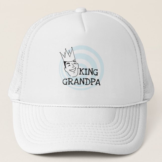 König Grandpa T-shirts und Geschenke Truckerkappe (Vorderseite)