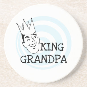 König Grandpa T-shirts und Geschenke Untersetzer