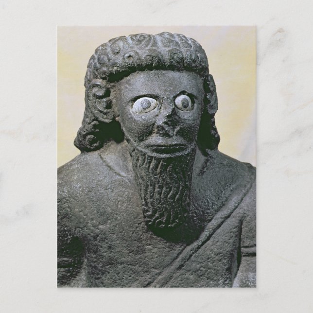 König Hadad, aus dem Palast in Tell-Halaf, Syrien Postkarte (Vorderseite)